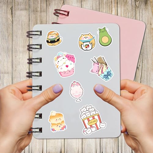Calcomanías Kawaii estéticas de vinilo Vsco para decorar bicicleta y casco 6