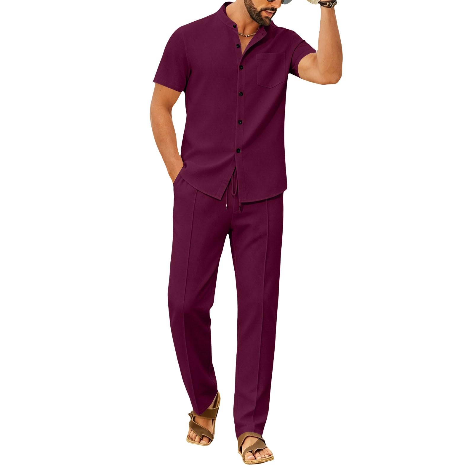 Generico Tuta Uomo Completa Felpata Casual Invernale Morbida | Completo uomo con felpa e pantaloni in tessuto morbido, ideale per casa e tempo libero, caldo e confortevole.