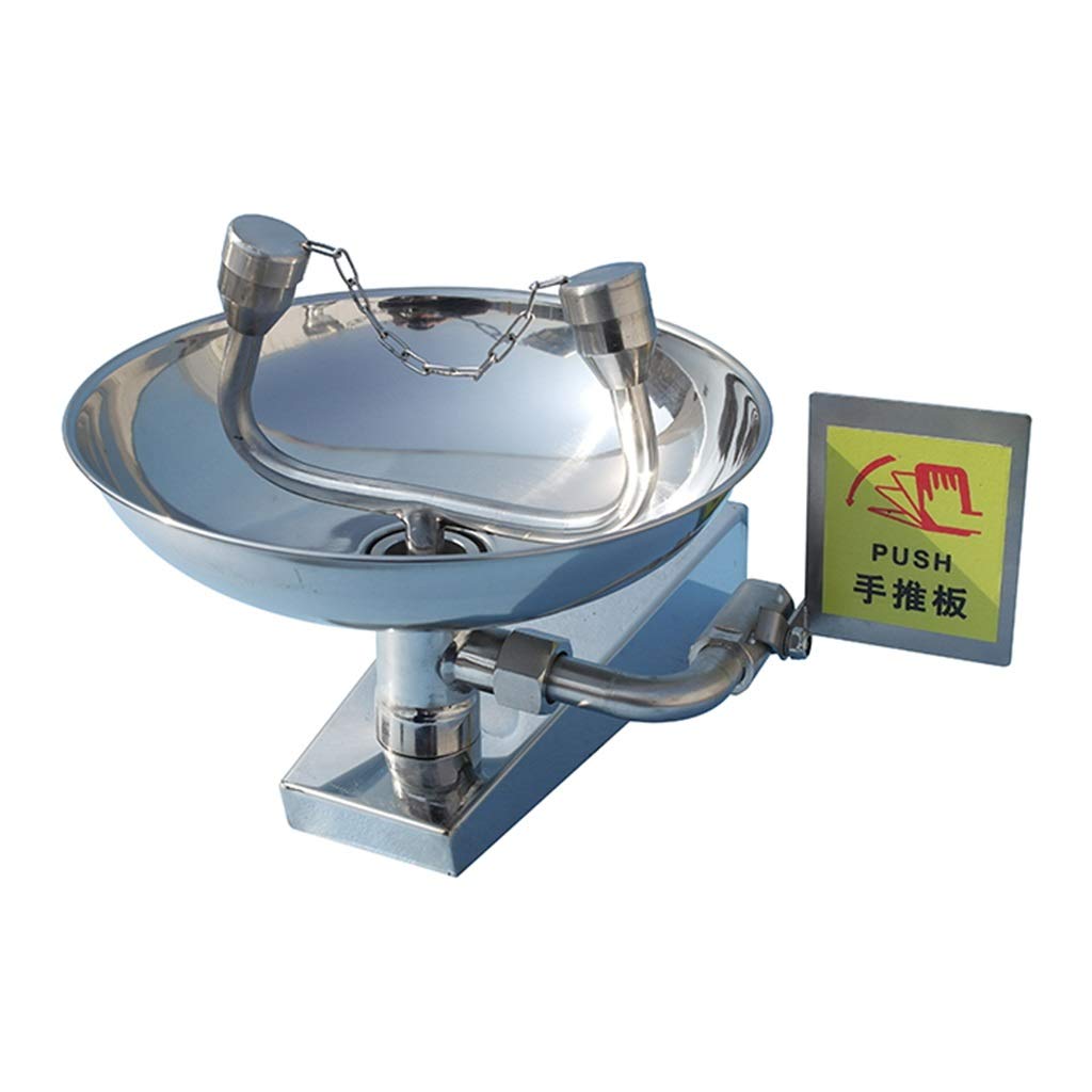 BBGS Montado en La Pared Estación de Lavado de Ojos Ducha de Seguridad con Lavaojos de Emergencia para Montaje en Lavabo Sistema de Ducha de Ojos para Laboratorio E Industrial (Color : Style 1)
