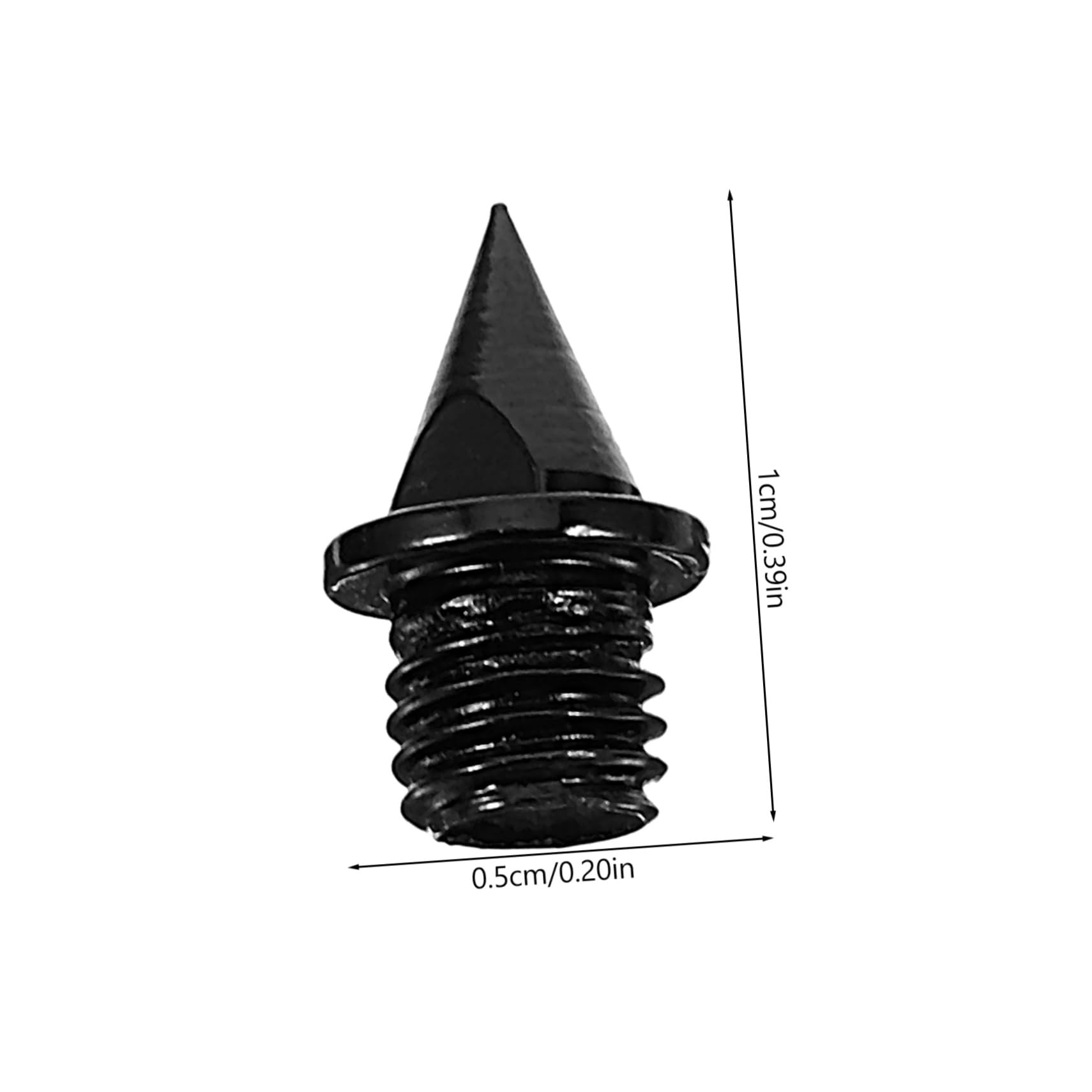 Mikikit Spikes 20pcs Metal Track Shoes Spikes Replacement for Men Women Steel Material