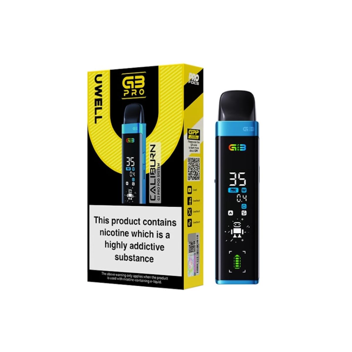 voopoo drag x einstellungen Uwell Caliburn G3 Pro Koko Pod Kit