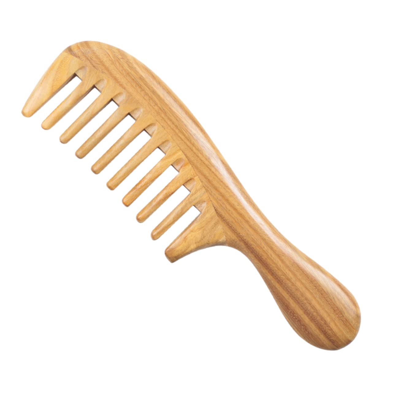FRCOLOR 2 Pezzi - Pettini Statici in Legno Per Pettine A Denti Larghi Per Lo Styling Dei Afro Per Adulti E Ragazze