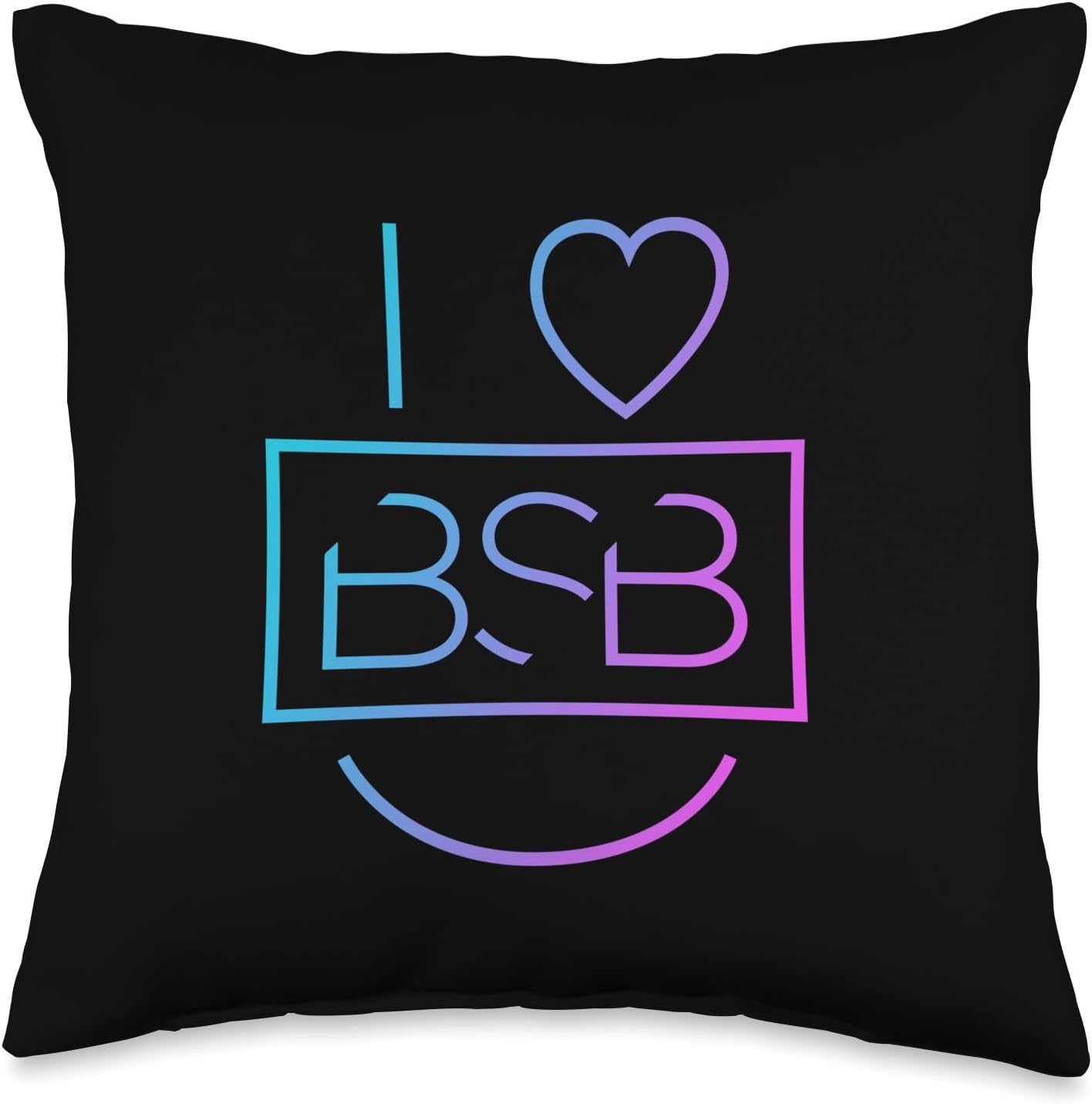 Backstreet Boys I Heart BSB Throw Pillow