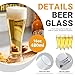 BETTERFUN Unbreakable Tritan-Plastic Beer Glasses Tumbler Set of 2-16 oz - Dishwasher Safe Pilsner Beer Cups Set for Party, Pool, Birthday Gifts