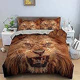 【Diseño único】 Nuestras fundas de edredón están diseñadas con colores brillantes y patrones de animales salvajes de alta definición de impresión 3D vívidos, que pueden decorar fácilmente su habitación, brindar una apariencia relajada y práctica y hacer que su habitación parezca nueva. Y también es muy adecuado como regalo de vacaciones para sus amigos y familiares.