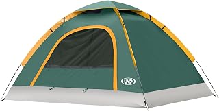 UNP 6-Person 4-Season Dome Tent: Lightweight, Easy Setup, Portable for Camping, Hiking, Backpacking - Green