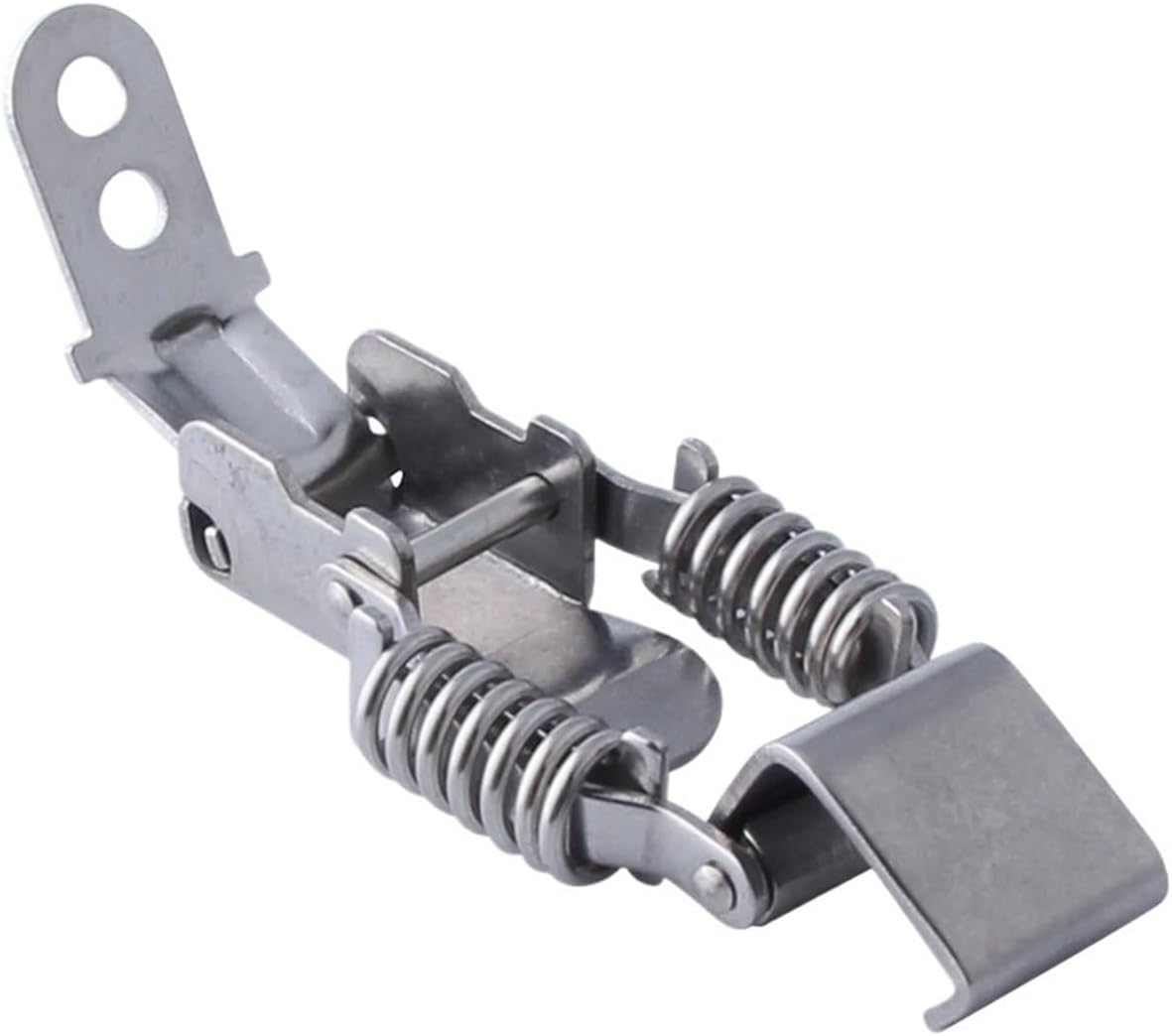 SD9101 Industrial Style Double Spring Buckle Stainless Steel Buckle Wooden Box Flight case Buckle Tool Box Lock