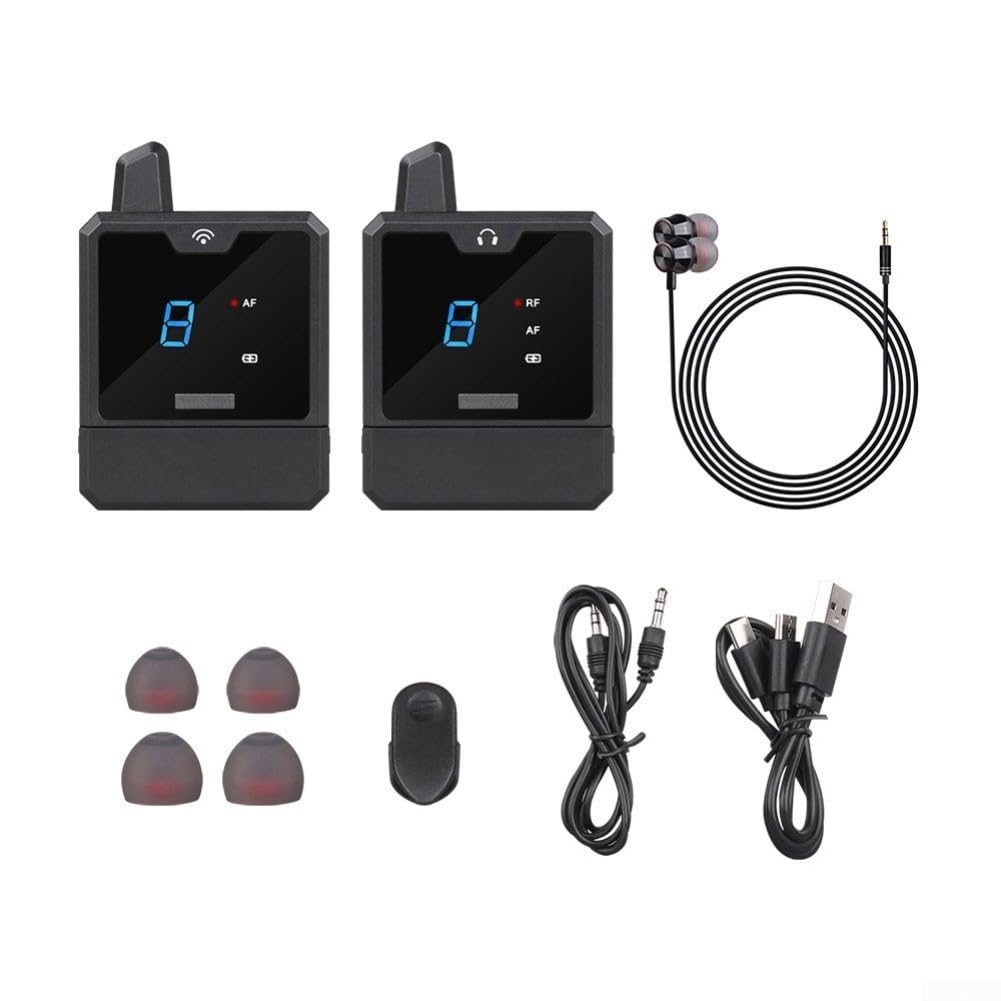 Drahtloses In-Ear-Monitor-Set mit Rauschunterdrückung(1 to 1)