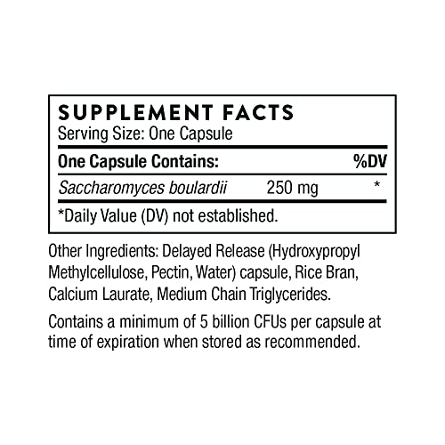 THORNE Sacro-B Probiotic - Support Gut Health, Immune Function & Constipation Relief Probiotics - Gluten-Free Health Support - 60 Capsules - Image 3