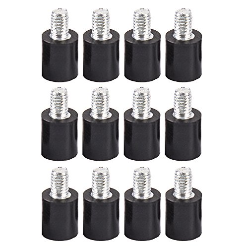NIDICI 12pcs M3 Anti-Vibration Fixed Screws Mounting Hardware Spacer Rubber Standoffs for FPV Racer Copter F3 F4 Flight Controller