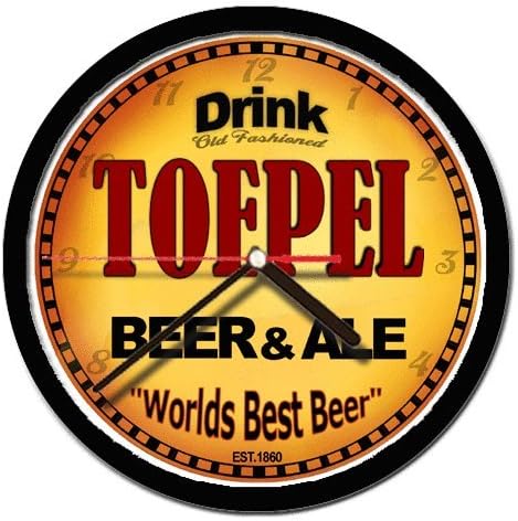 TOEPEL beer and ale cerveza wall clock