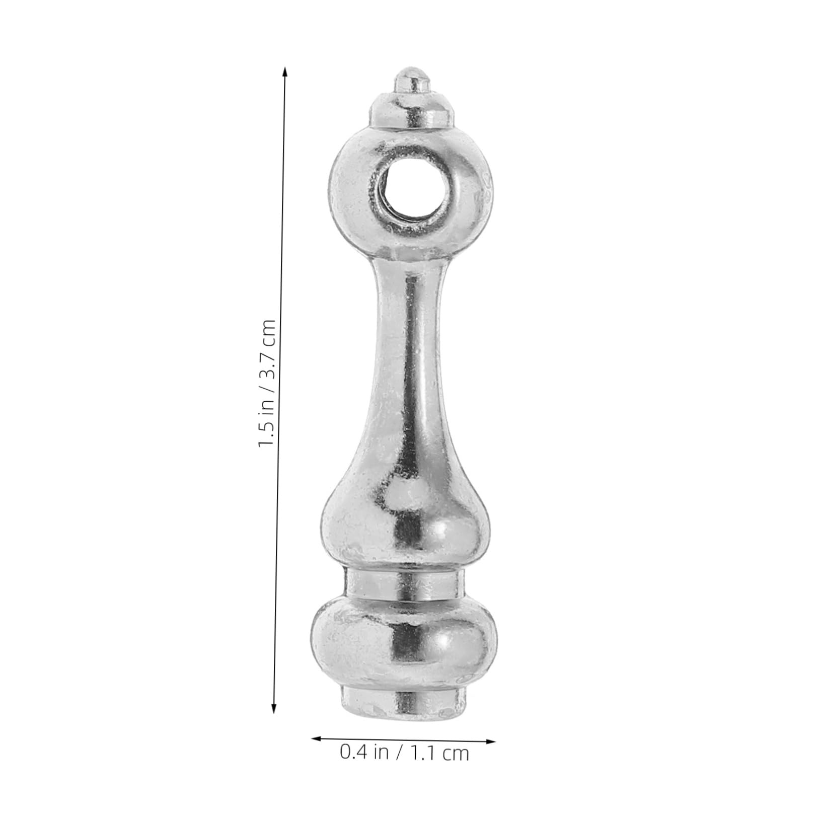 SOLUSTRE 10Pcs Glass Railing Caps Cabinet Connectors Gourd Head Design for Easy Installation Modern Elegant Furniture Hardware for Wine Cabinets Carts and More