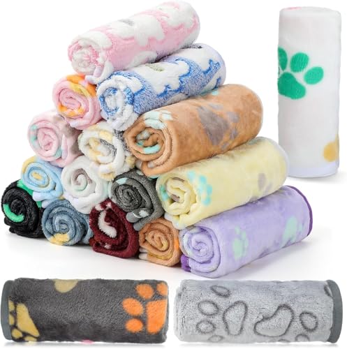 FJJRTWDG Cute Artificial Pet Nest 18 Soft Wool Blankets, Artificial Blankets, Suitable for Puppies, Kittens and Cat Pets Suitable for Indoor Pets(23 x 16 inch)