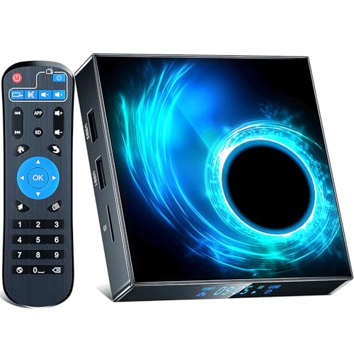 EASYTONE Android TV Box 10.0,Android Box TV 4GB Ram 32GB ROM AllWinner H616 Quad-Core Support Dual WiFi 2.4/5.0GHz Bluetooth 5.0 4K 6K TV Box H.265 3D Smart TV Box Android 1 51cmV1FcfJL