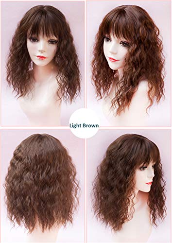 Extension de cheveux bouclés 45 cm marron clair pour changer de look - 2
