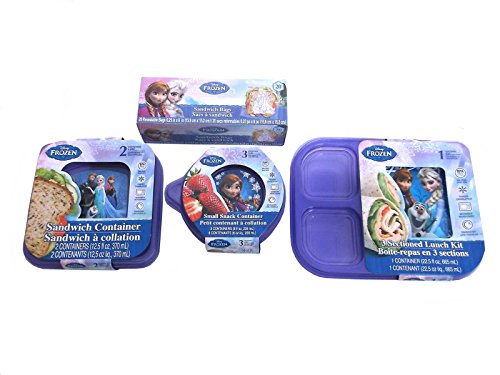 Disney Frozen Lunch Container Deluxe Set by Peachtree Playthings