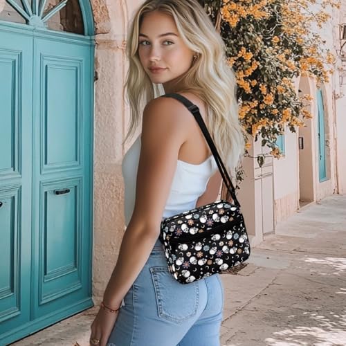 Purses for Women Crossbody Bag Multi Pocket Crossbody Bag Ladies Travel Handbag Organizer for Travel Work Dating3