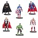 HONGECB Topper de Gâteau, thème Figurin, Cake Toppers, Figurine Décoration De Gâteau, Jouets pour Enfants, Décorations de fête, 6 Pièces
