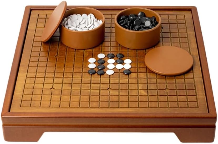 囲碁セット無垢材19路盤環境にやさしいラッカー仕上げ健康的盤駒収納