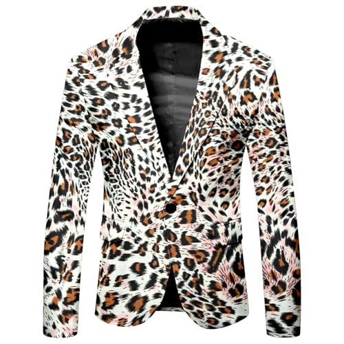 Manteau d'affaires tigre haut de gamme veste de costume imprimé animal