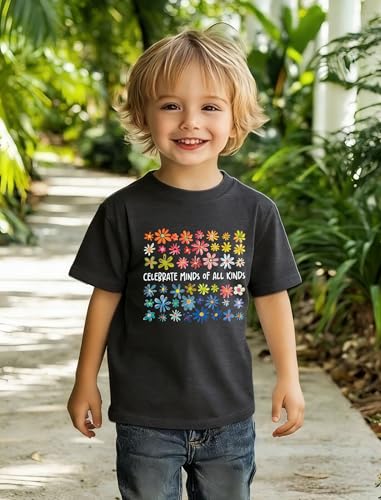 Image of Autism Awareness Shirt Kids Boys Accept Love Understand Tshirt Toddler Autism Shirts Graphic Inspirational Tee Tops