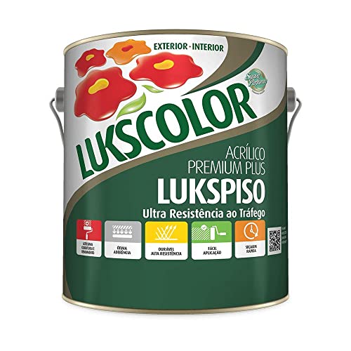 Tinta Lukscolor Lukspiso Premium Plus Marrom 3,6l