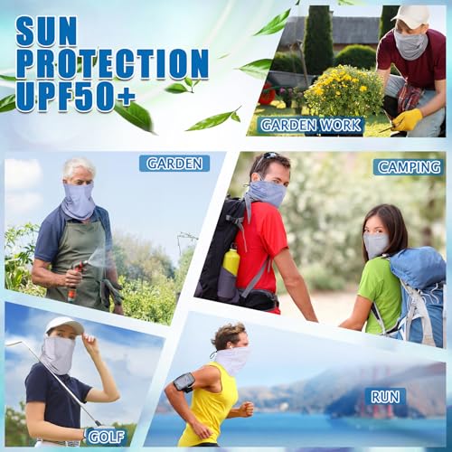 Image of Geyoga Cooling Neck Gaiter for Men Women Summer Breathable Face Mask