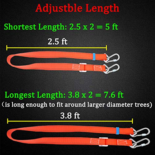 Boaton Hunting Safety Harness, Tree Climbing Belt, Linemans Belt, Add Level of Safety for Hunting, Hanging Stand Or Step, Trimming Tree, Putting Up Deer Stand, Installing Steps, Ladder Or Climbing