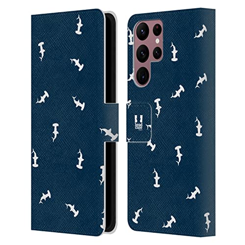 Housse Requin Samsung S22 Ultra étui cuir avec porte-carte et support vidéo