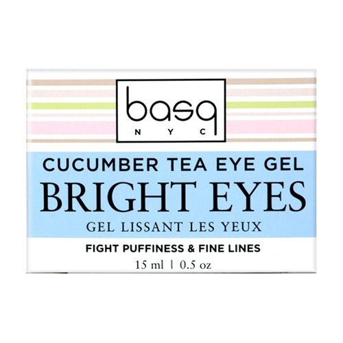 BASQNYC Cucumber Tea Eye Gel, 0.5oz