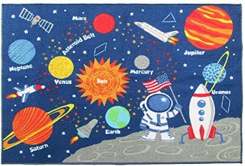 space rug nursery