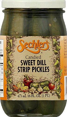 Sechler's Candied Sweet Dill Strips 16.0 OZ (Pack of 3)
