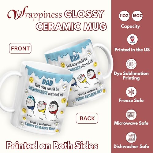 Taza de Cerámica Personalizada para Papá 11 onzas miniatura 5