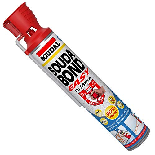 Soudal Soudabond Easy Genius Gun Bonding PU Adhesive Soudal Foam Based Fixing Plasterboard Panels