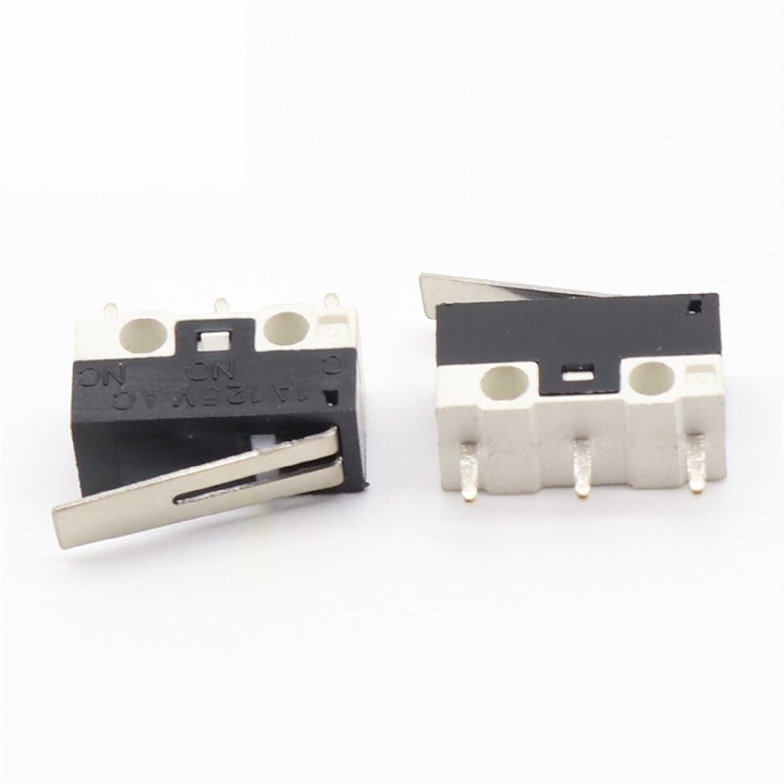 Micro-interrupteur momentané à levier long AC 125V 1A SPDT 1NO 1NC de remplacement lot de 10 pièces