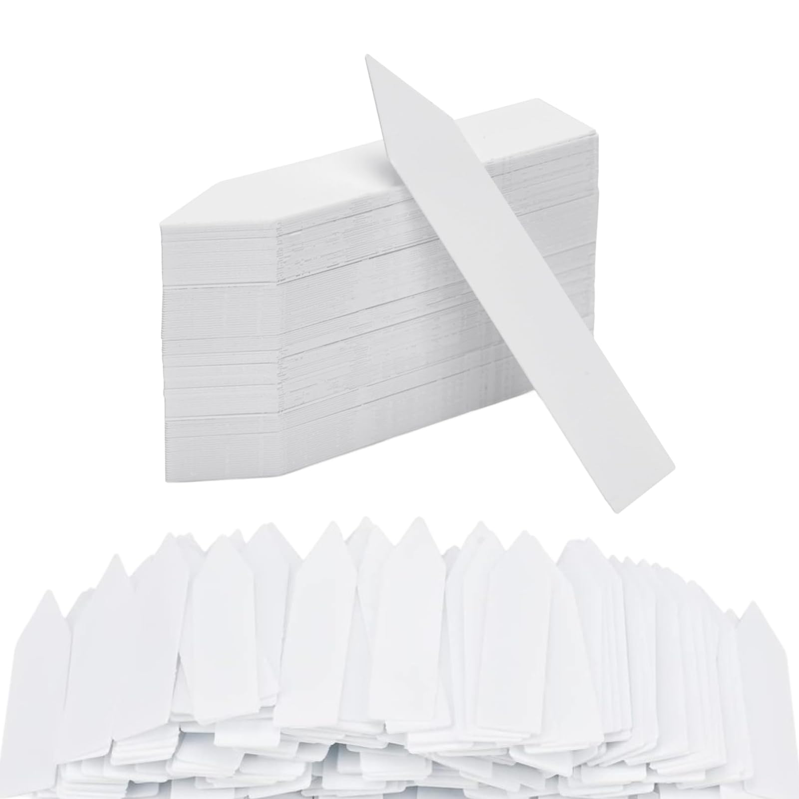 200 étiquettes De Jardinage Blanches 5x1cm - Plastique Durable, Imperméables, Réutilisables - 9