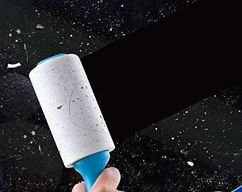 Image of Foodie Puppies Lint Roller with Cover, 60 Sheet Each and 2 Refills for Dog Hair Removal, Dirt, Dust and Fluff from Clothes, Car Seats, Upholstery and Floors