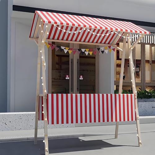 Cabine de vendeur portable pour marchés agricoles et foires en ville
