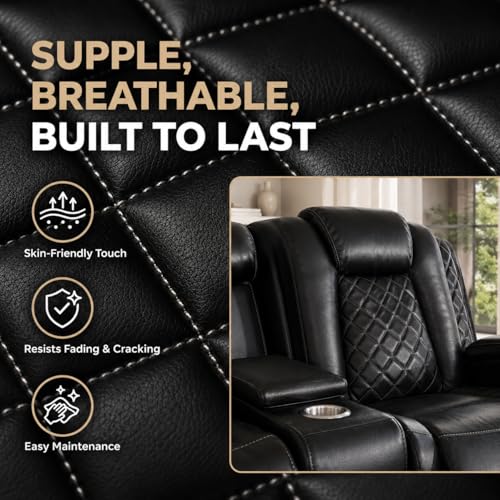 Luxury leather sofa set