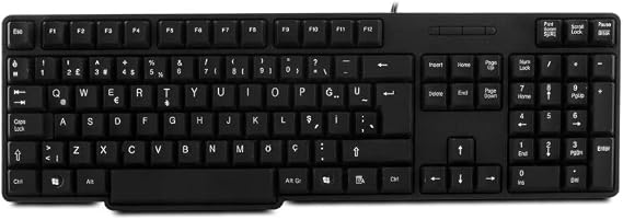Everest KB-517U Black USB Q Standard Keyboard