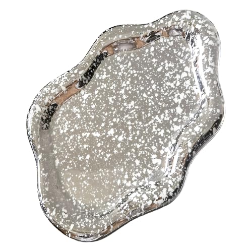 ARJDXDP Plateau à Bijoux en Céramique, Plateau à Bijoux Nuage à Clés, Fête des Mères, Noël, Thanksgiving, Cadeau D'anniversaire pour Femmes (argent...