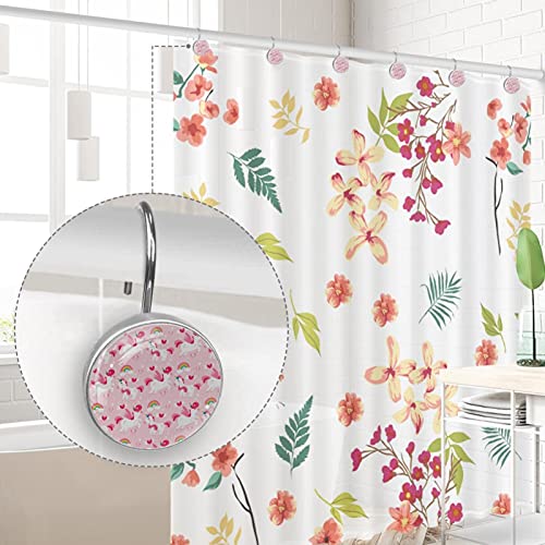 Crochets pour rideau de douche en métal robuste et finition soignée - 5