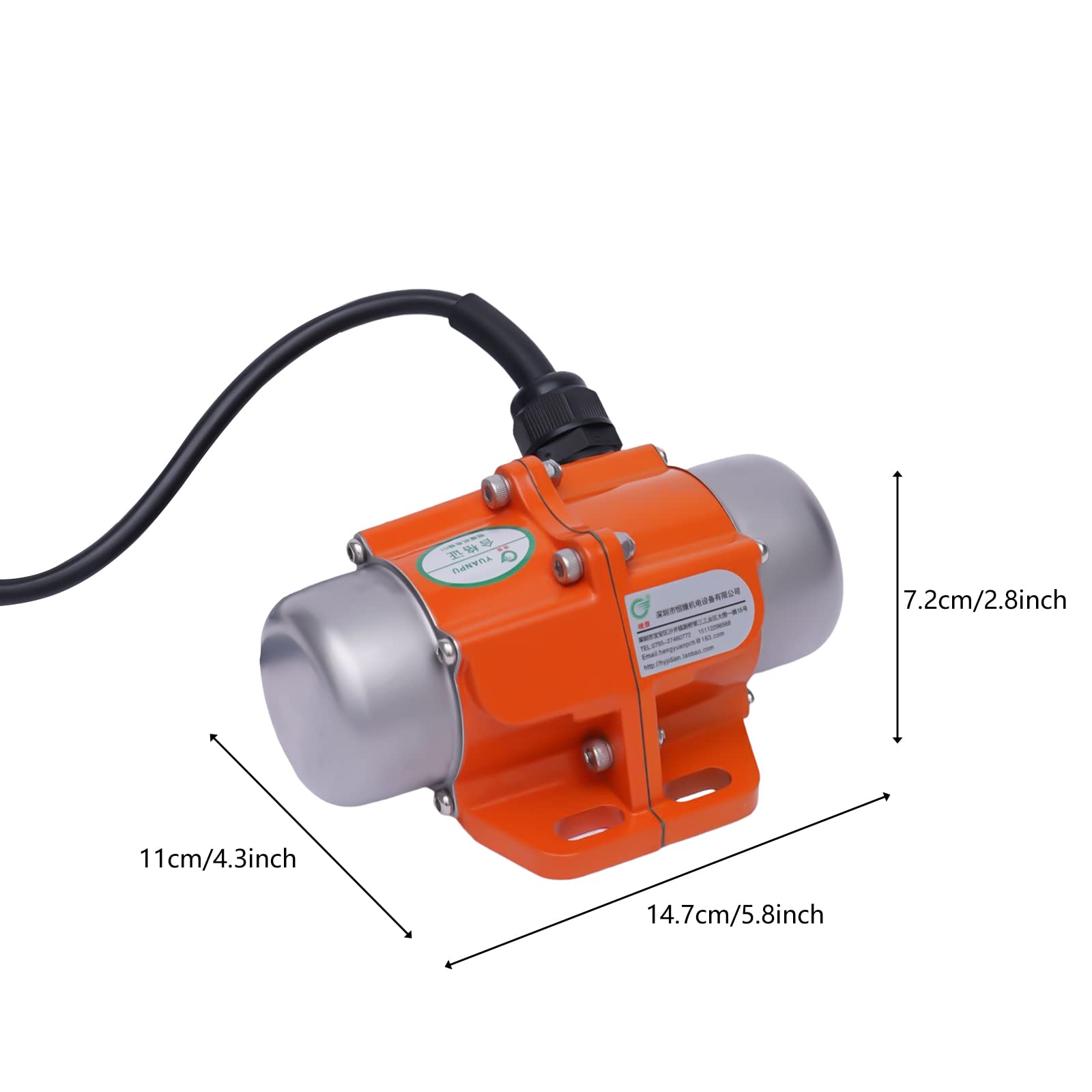 Vibratore a vibrazione a 1/3 fasi per dispositivi meccanici 3000 giri/min, 220 V (40 W)