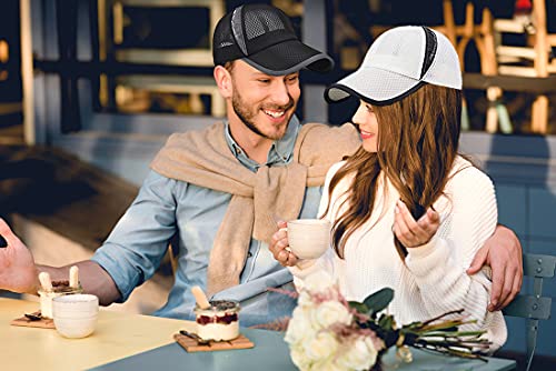 Boné de beisebol de malha 2/4 peças, boné de caminhoneiro de sol, boné de secagem rápida, leve, para