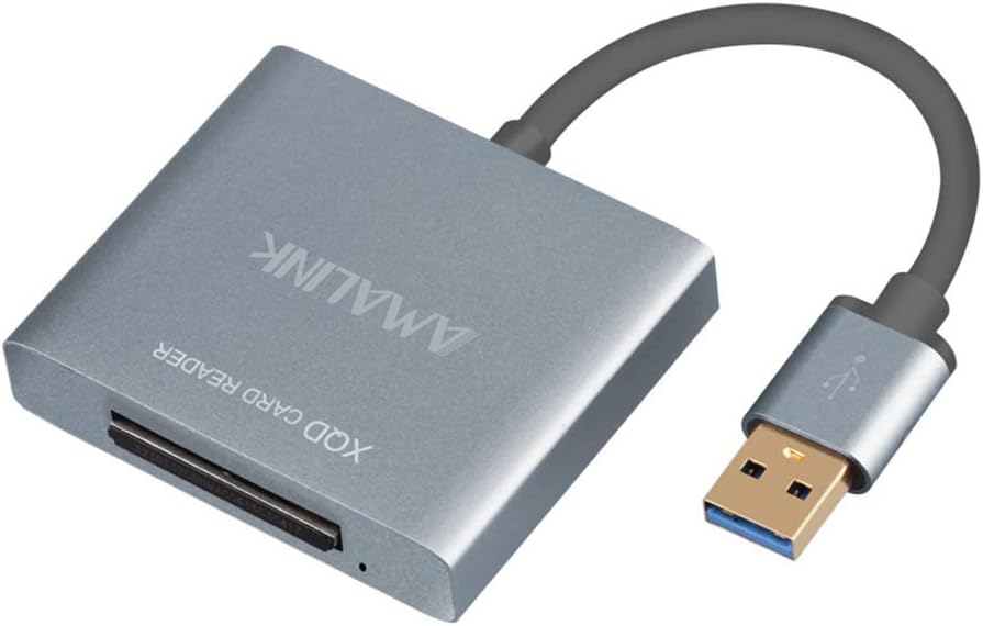 XQD 2.0 USB 3.0 Card Reader, SupperSpeed Aluminum Alloy Flash Memory Card Reader for Sony G Series, Lexar USB Mark Card