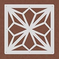 Vista 4 de Yizunnu Divisor de habitación colgante, división de paneles blancos de bricolaje, 12 piezas de pantalla de panel de madera y plástico, separadores