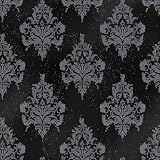 SuxiGlo Vintage Damask Peel and Stick Wallpaper...
