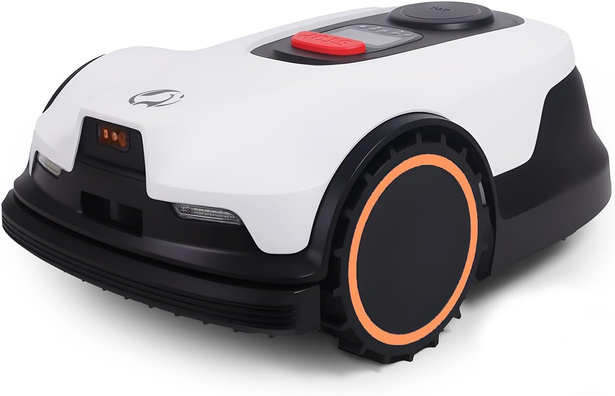 Proudeer-Dw1500 Robotic Lawn Mowers，RTK Robot Lawn Mower Wire Free for 0.2-0.35 Acres, 3D Obstacle Avoidance,Automatically adjusts Mowing Height Multi Area Management,Quiet,Night Mowing