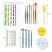 Anaysen mandala kit 39 piezas kit de mandalas juego de herramientas de...