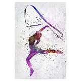 artboxONE Poster 30x20 cm Sport Rhythmic Gymnastics-c hochwertiger Design Kunstdruck - Bild Sport Color Competition